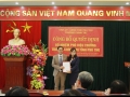 CÔNG BỐ QUYẾT ĐỊNH BỔ NHIỆM PHÓ HIỆU TRƯỞNG TRƯỜNG CHÍNH TRỊ TỈNH PHÚ THỌ