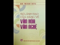 Giới thiệu sách mới: SỰ LÃNH ĐẠO CỦA ĐẢNG VỀ VĂN HÓA, VĂN NGHỆ