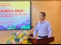 Hội thảo khoa học cấp trường “Xây dựng nông thôn mới trên địa bàn tỉnh Phú Thọ - những vấn đề đặt ra”