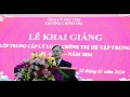 Khai giảng lớp Trung cấp lý luận chính trị hệ tập trung A24.01, A24.02 - năm 2024