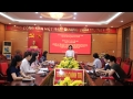 Chi bộ phòng Quản lý đào tạo và nghiên cứu khoa học tổ chức sinh hoạt chuyên đề Quý I - năm 2024
